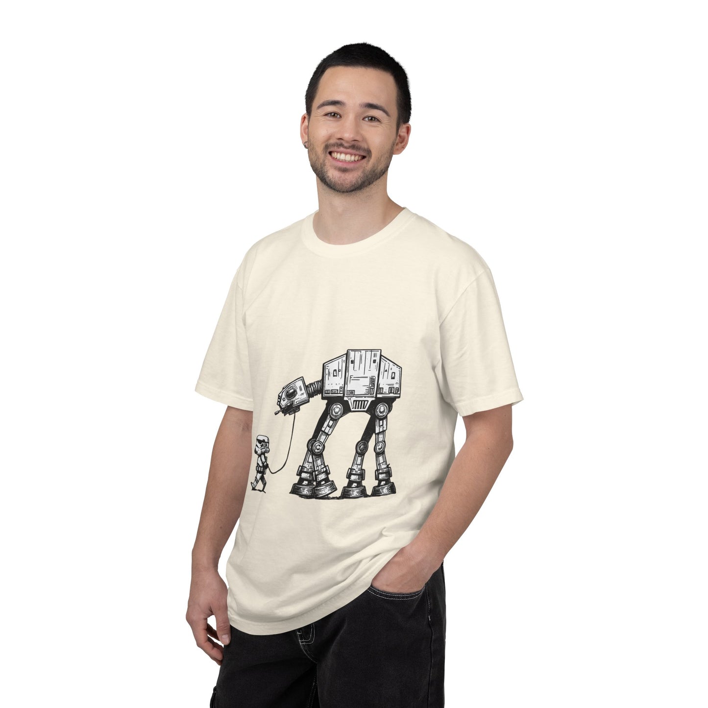 T‑Shirt — 'Walking the AT‑AT' Vintage Star Wars Trooper Tee