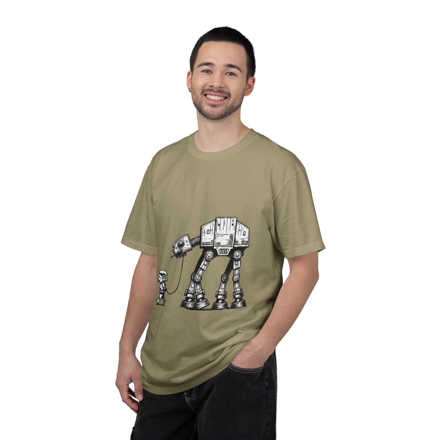 T‑Shirt — 'Walking the AT‑AT' Vintage Star Wars Trooper Tee