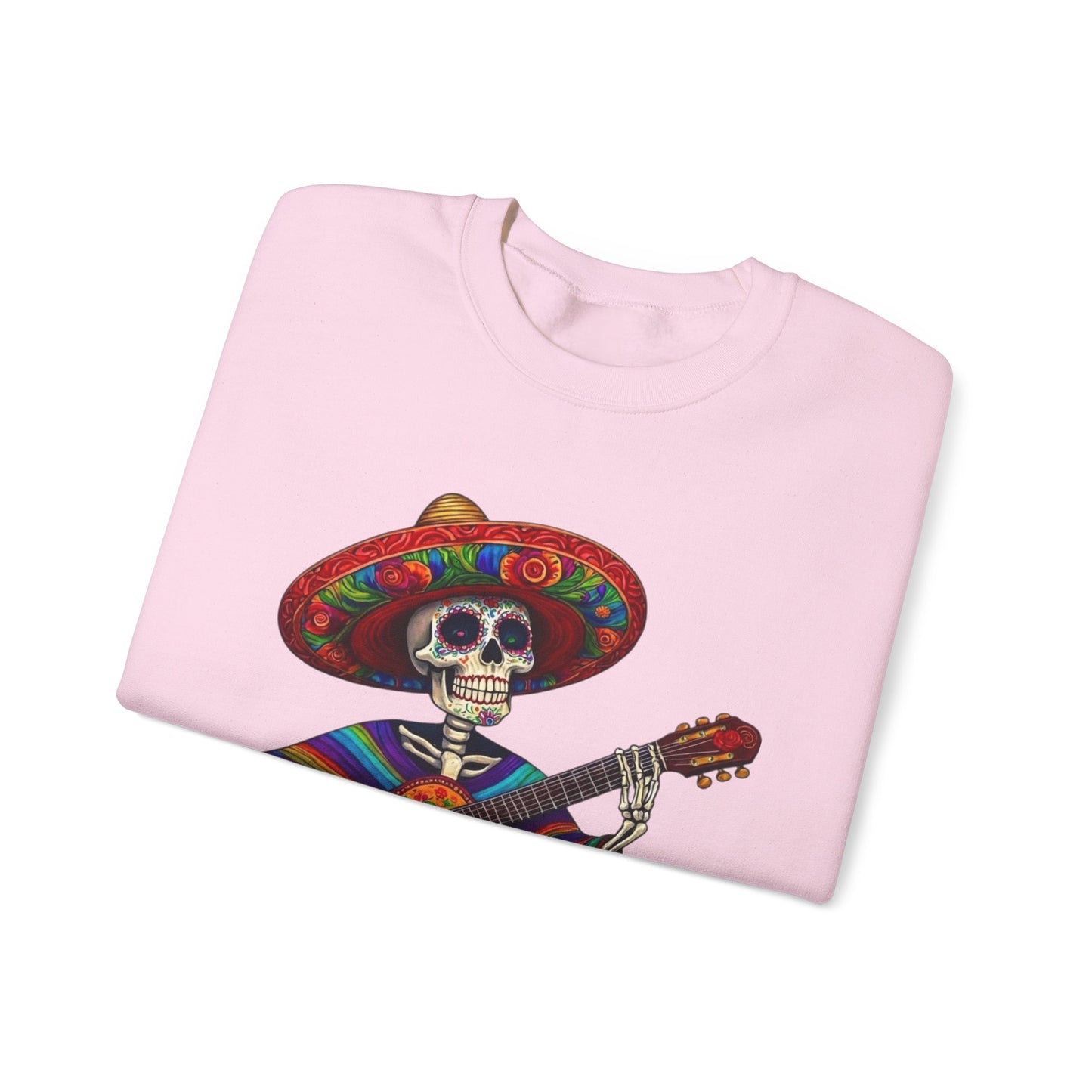 Day of the Dead Skeleton Guitar Sweatshirt