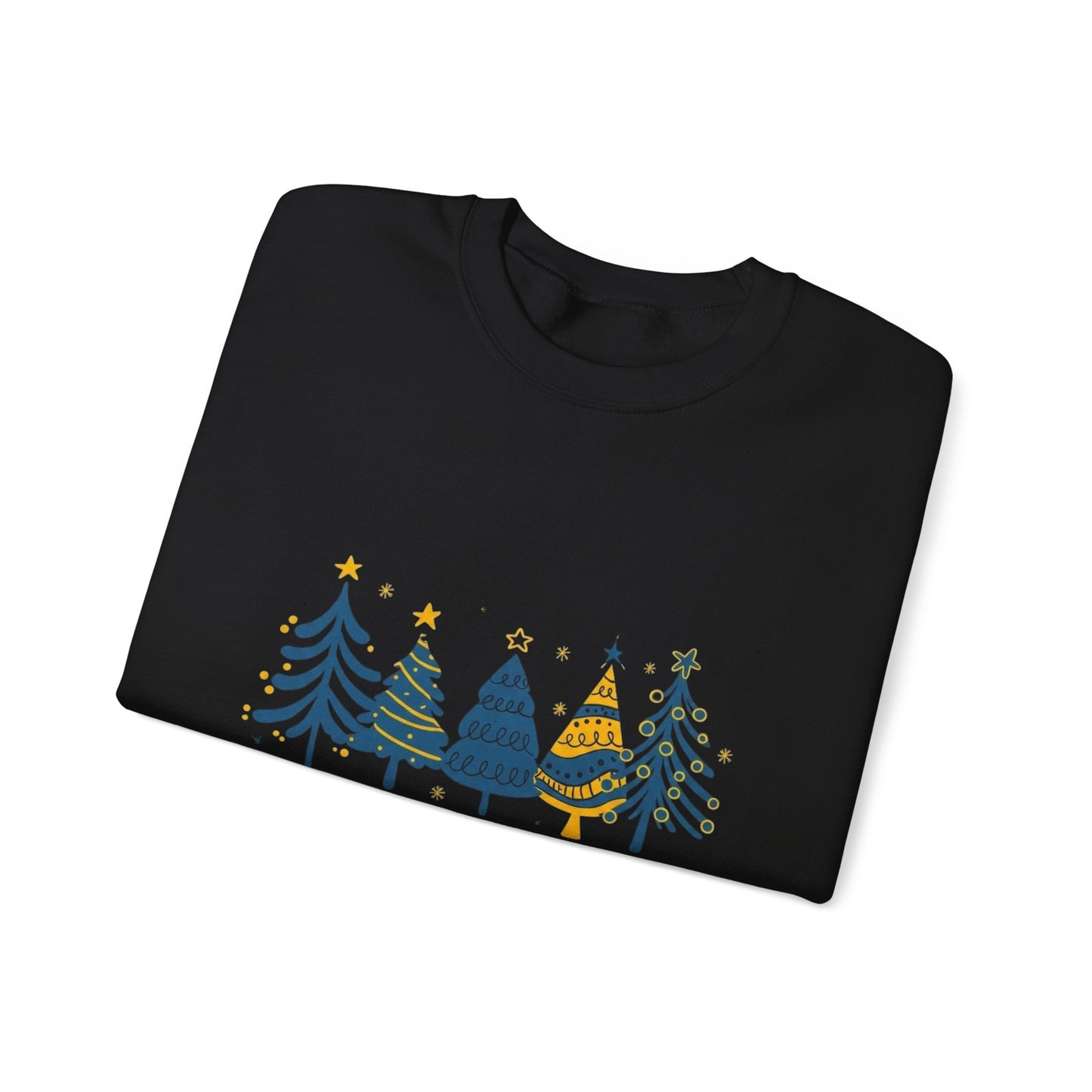 Christmas Tree Crewneck Sweatshirt — Merry Christmas Holiday Pullover