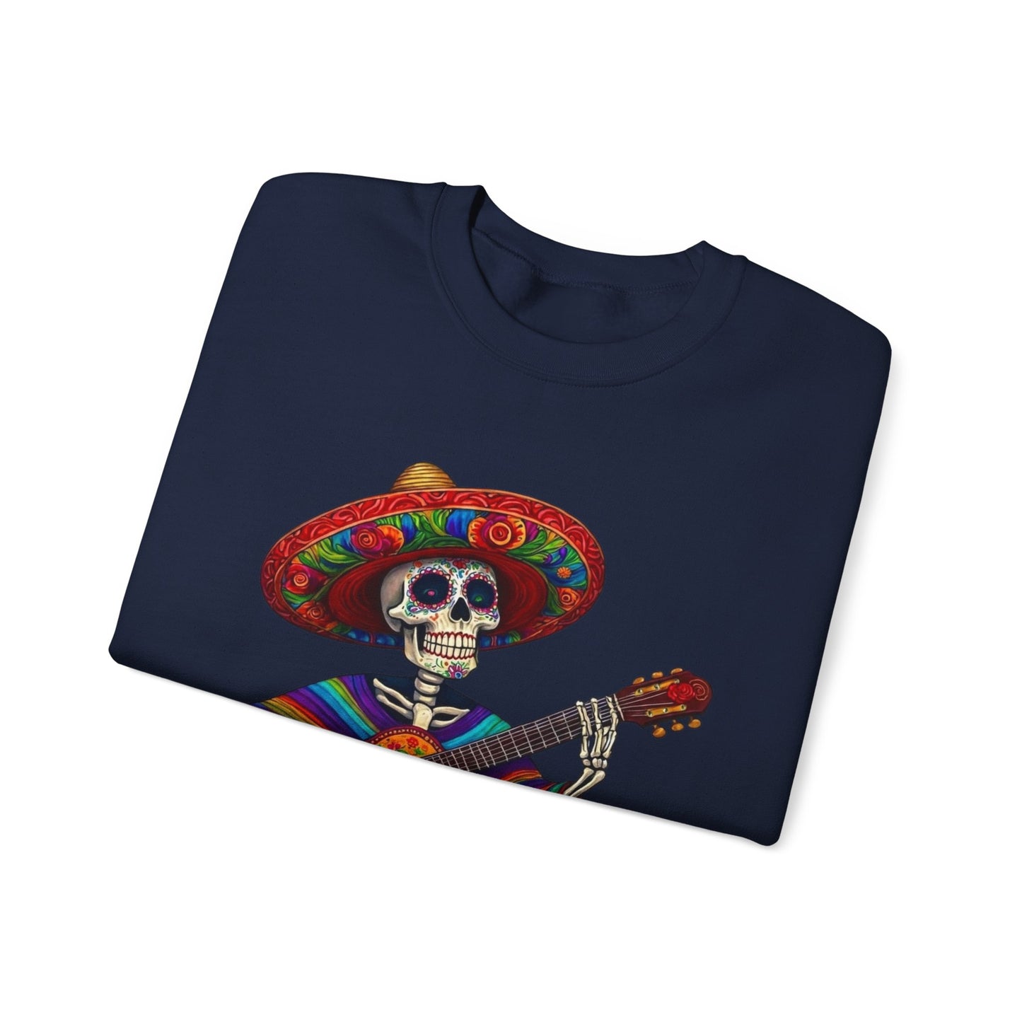 Day of the Dead Skeleton Guitar Sweatshirt