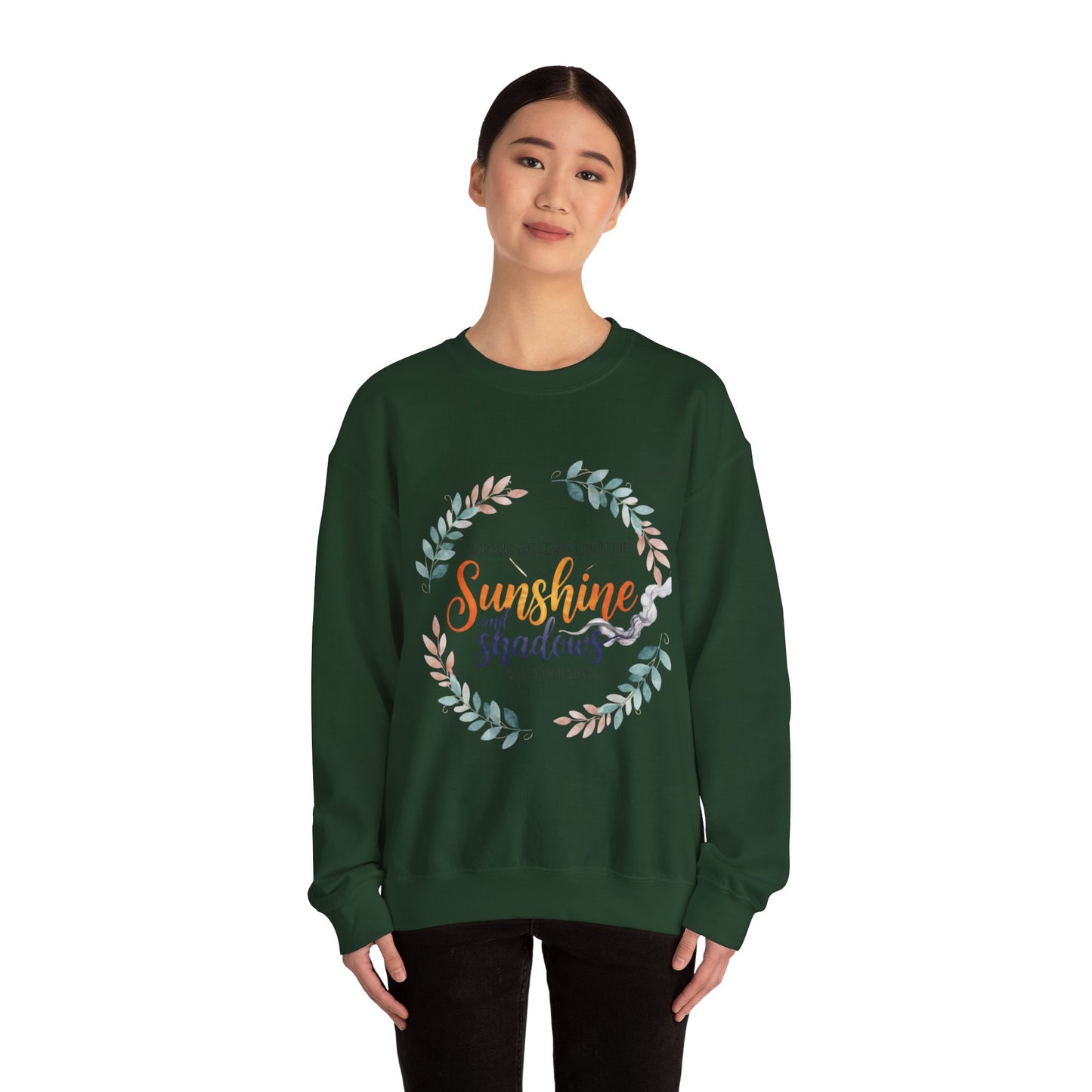 Sunshine and Shadows Unisex Crewneck Sweatshirt