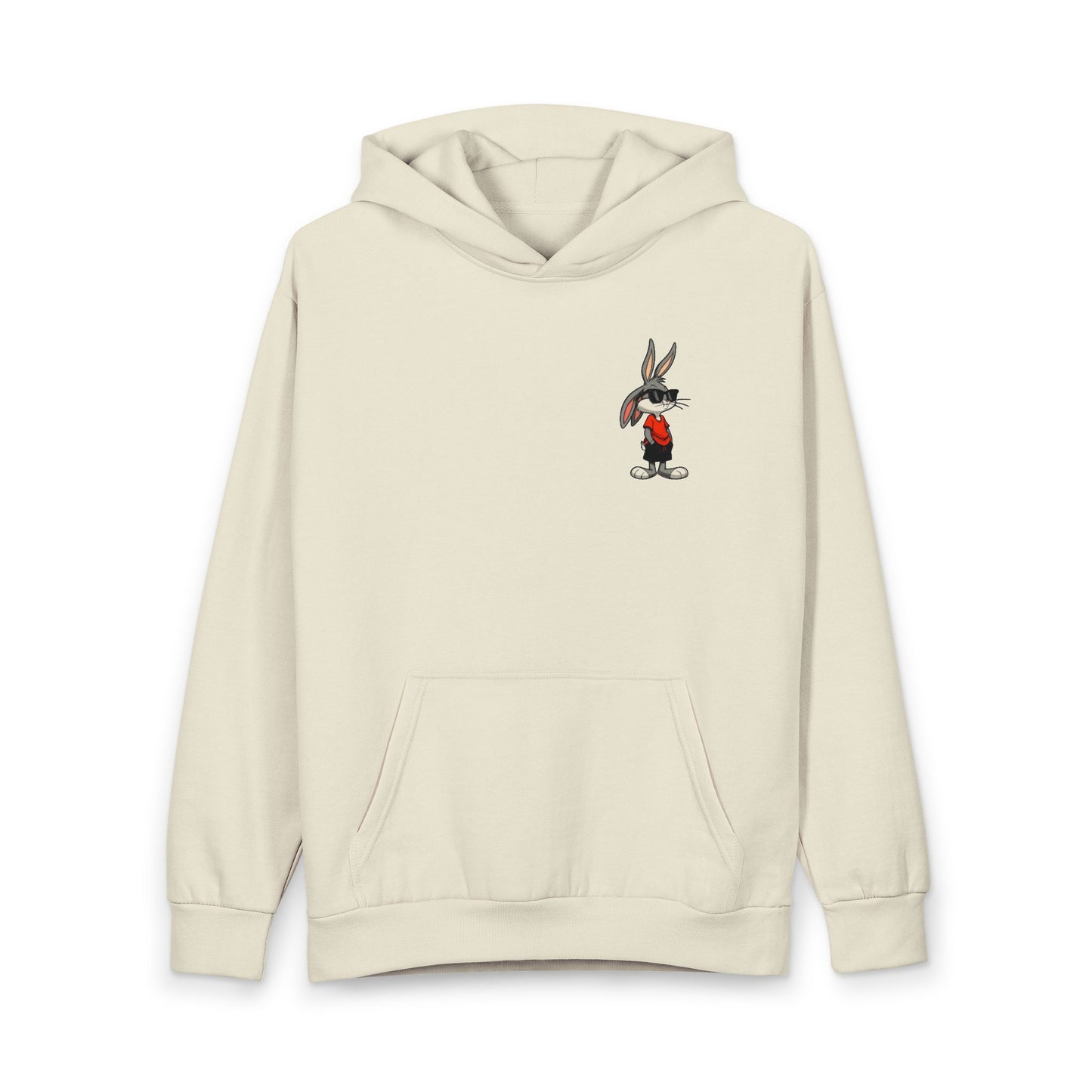 Cool Bunny Urban Hoodie with Graphic Print