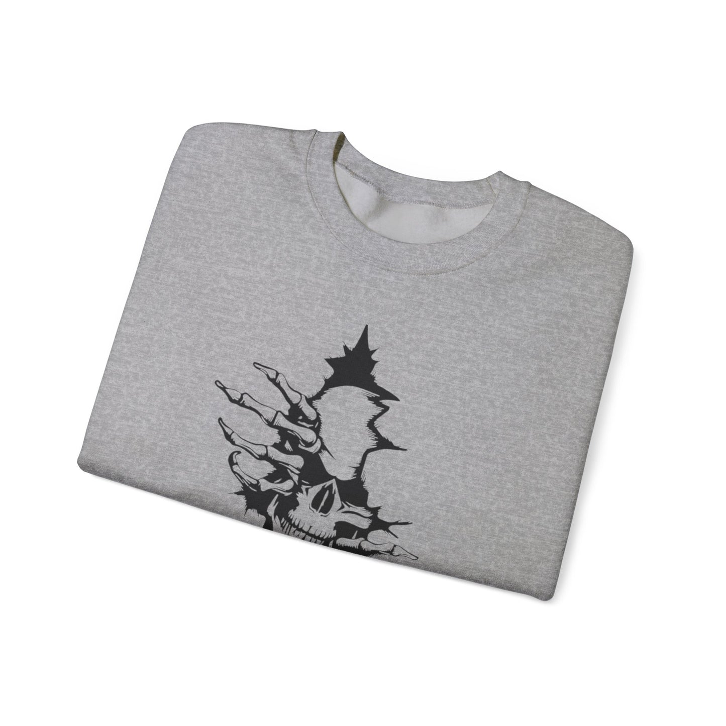 Skull Rip Crewneck Sweatshirt