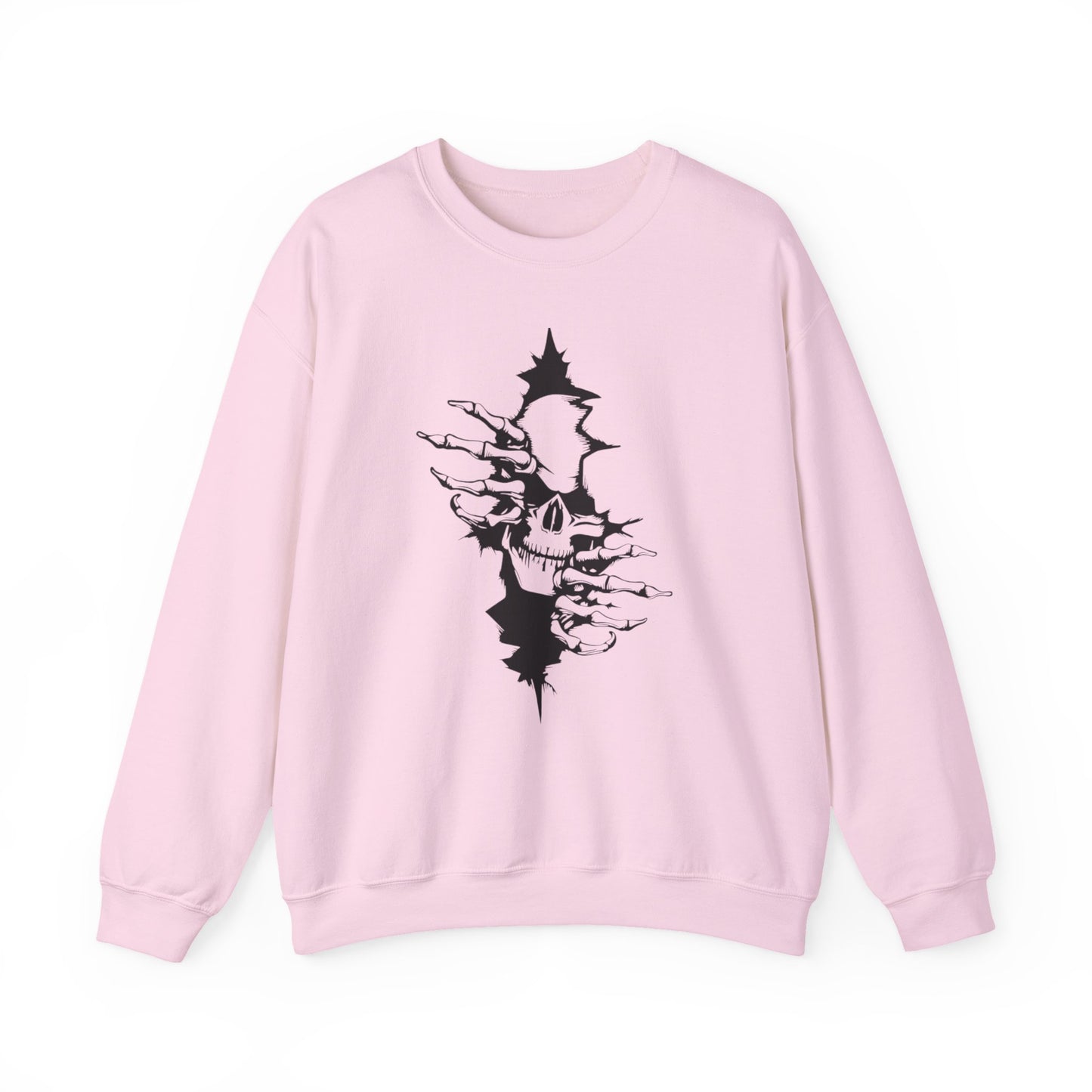 Skull Rip Crewneck Sweatshirt