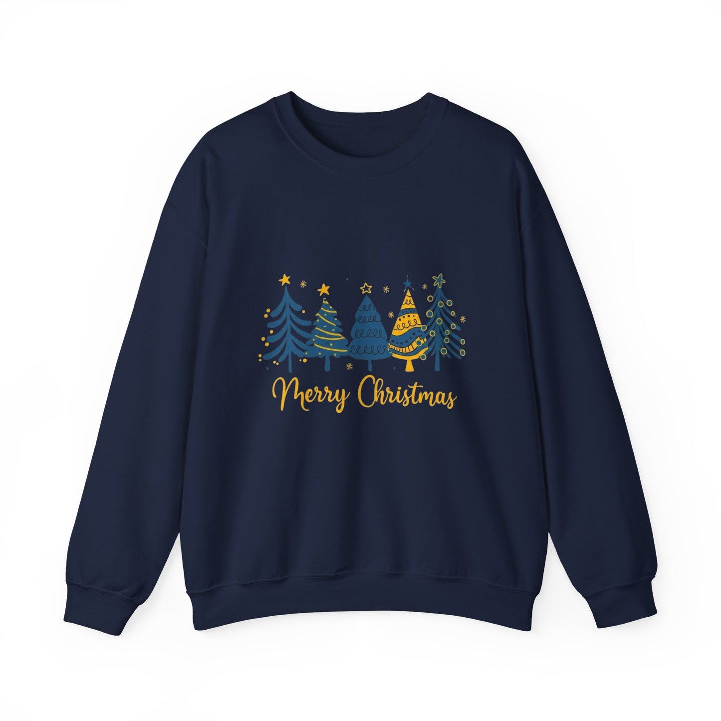 Christmas Tree Crewneck Sweatshirt — Merry Christmas Holiday Pullover