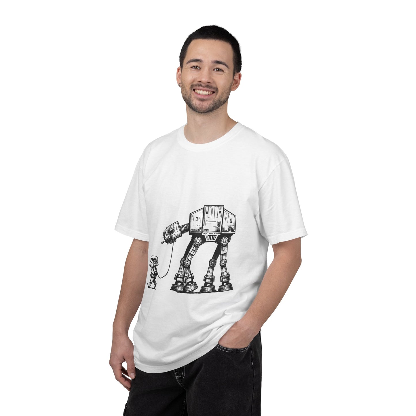 T‑Shirt — 'Walking the AT‑AT' Vintage Star Wars Trooper Tee