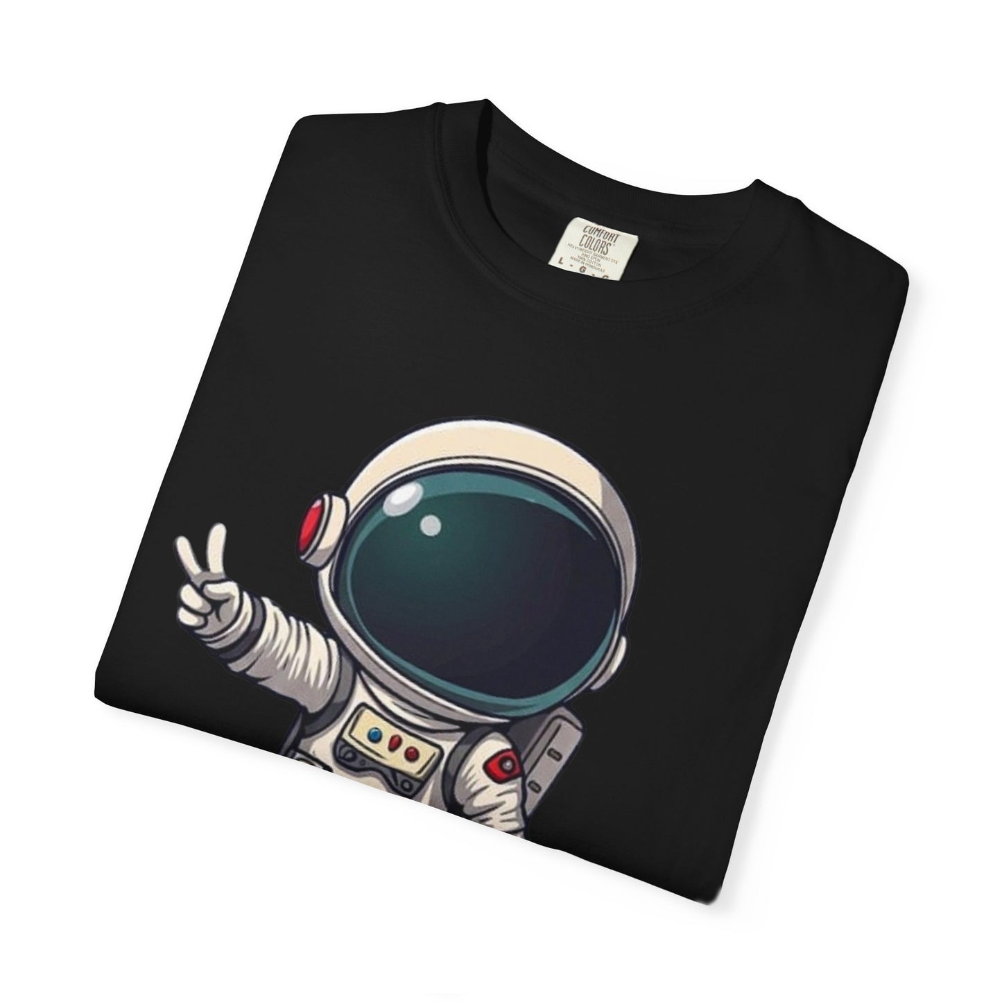 Astronaut on Saturn T-Shirt — Cute Space Explorer Graphic Tee