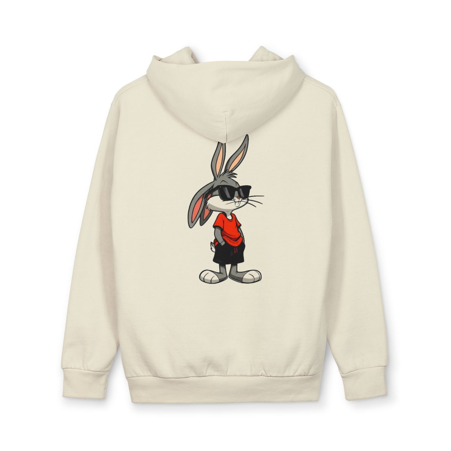 Cool Bunny Urban Hoodie with Graphic Print