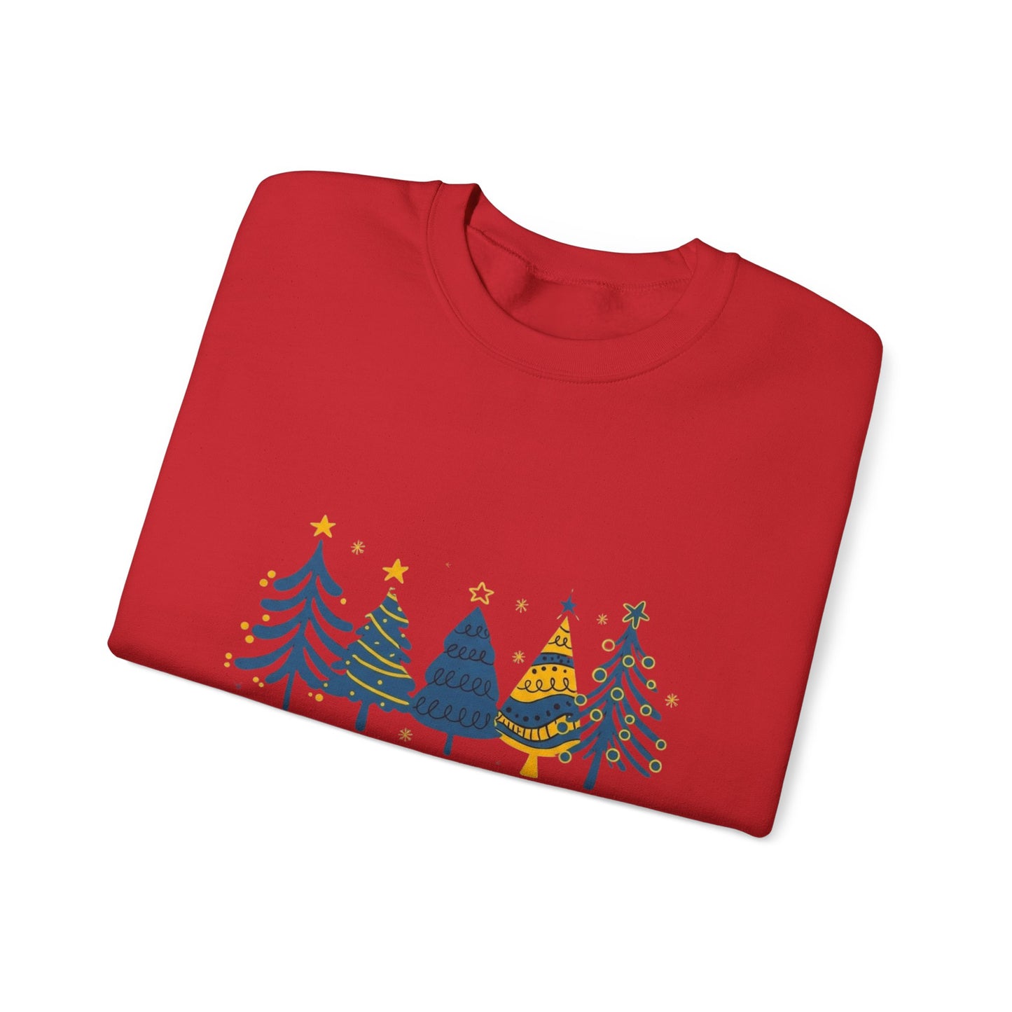 Christmas Tree Crewneck Sweatshirt — Merry Christmas Holiday Pullover