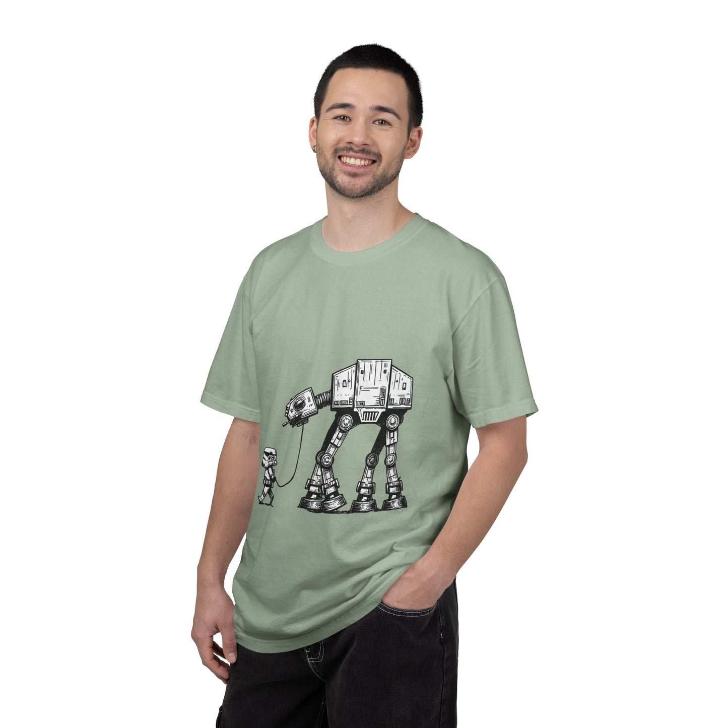 T‑Shirt — 'Walking the AT‑AT' Vintage Star Wars Trooper Tee