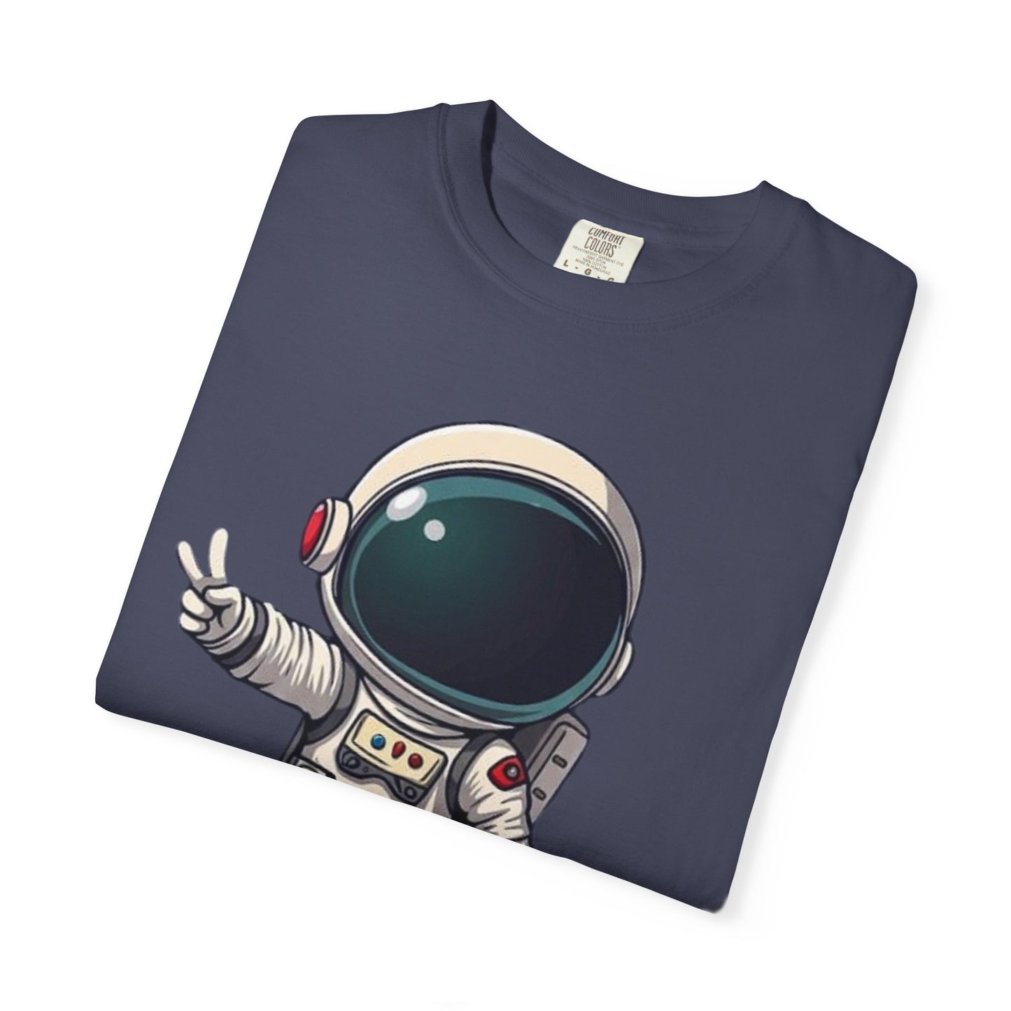 Astronaut on Saturn T-Shirt — Cute Space Explorer Graphic Tee