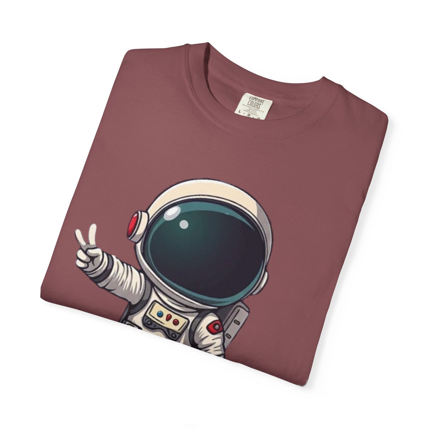 Astronaut on Saturn T-Shirt — Cute Space Explorer Graphic Tee