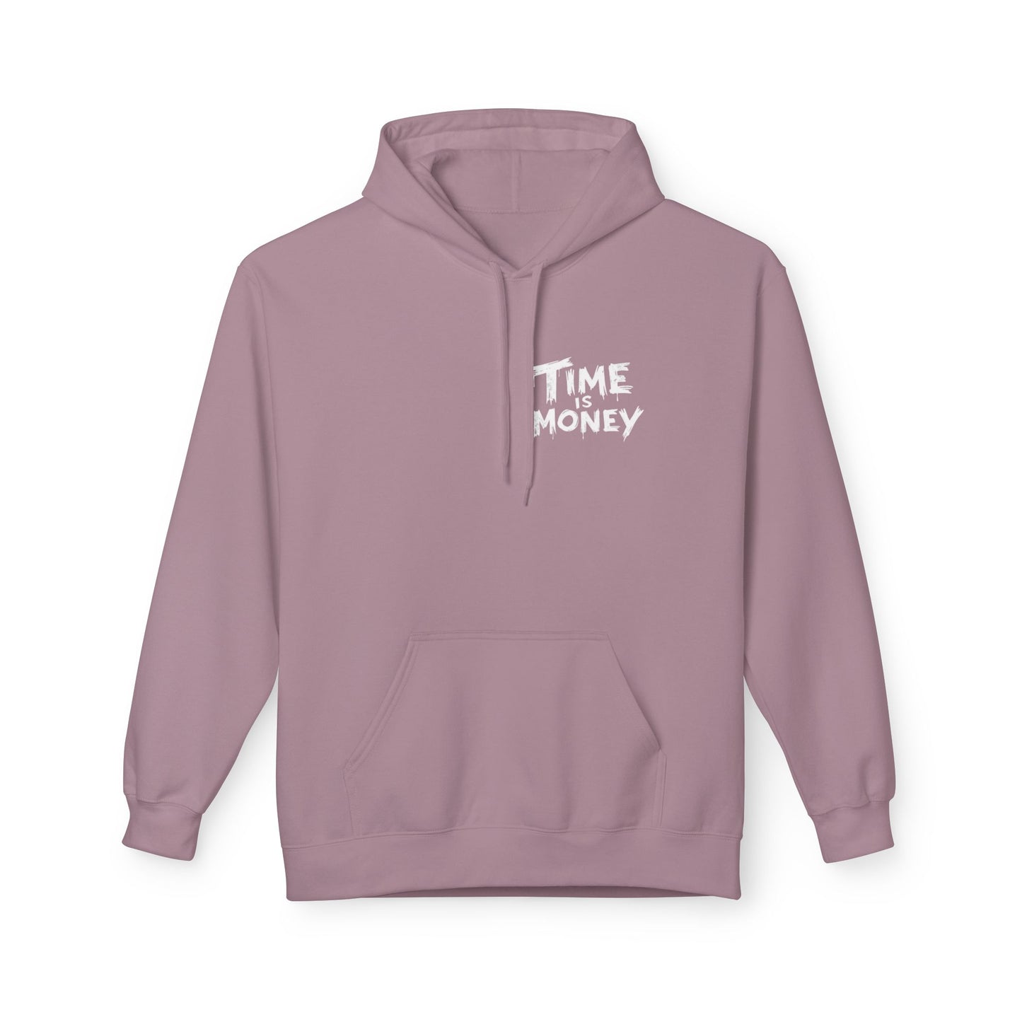 Time Is Money Hoodie — Retro Clock & Cash Graphic Pullover